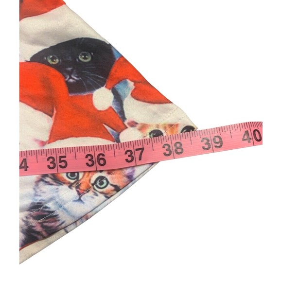 Torary Ugly Faux sweater Christmas Dress Fit And Flare Cats In Hats Sz M - Picture 10 of 13